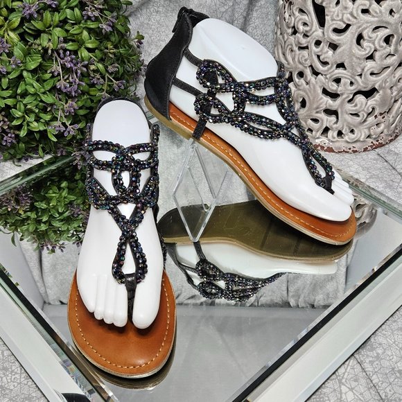 Justice Other - Justice Black Sequin Sandals